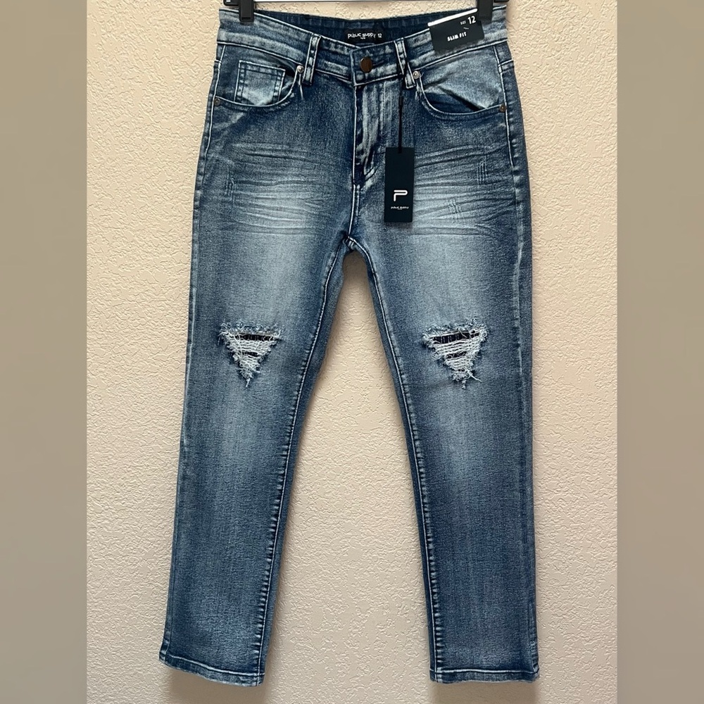 Public Supply NYC Boy Slim Fit Jeans Size 12